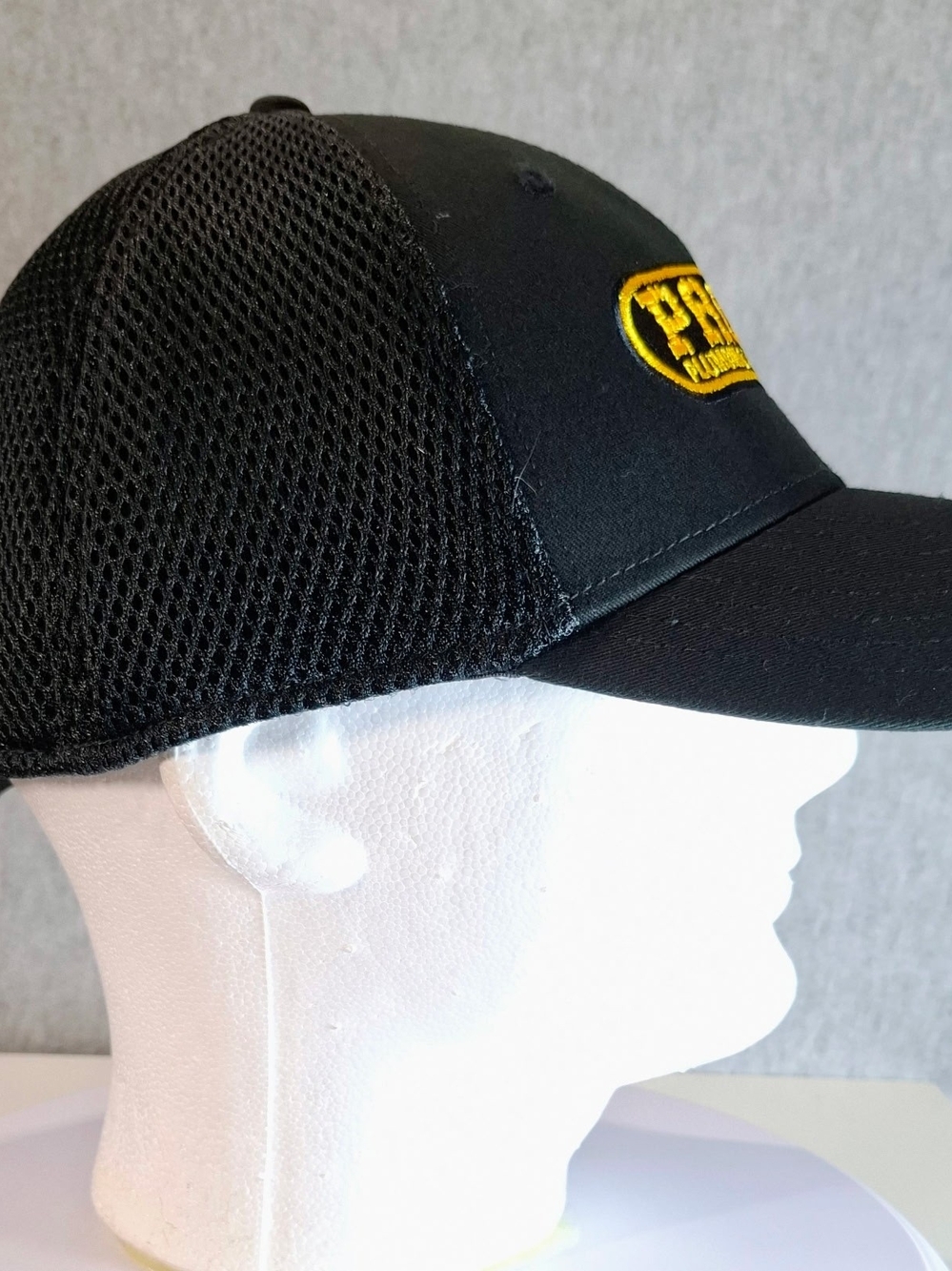 New Era Black Cap with Yellow Pacific Patch and White Signatures - Picture 8 of 10